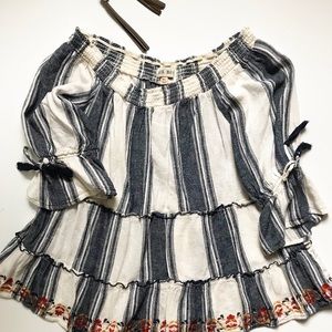 Off the shoulder shirt